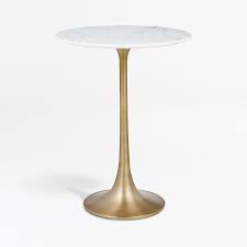 End Tables Online Crate And Barrel In 2020 Marble Accent Table Marble Accents Accent Table