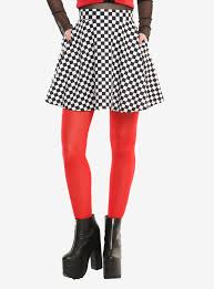 90 S Black And White Checkered Skirt Outfit Girls Skirts Mini Skater Circle Pleated Skirts Hot Topic Checkered Skirt Trendy Skirts Skirt Fashion