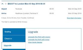 How To Upgrade Your British Airways Flights With Avios One