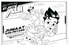 Printable colouring book for kids. Ejen Ali Super Power School Boy Colouring Pages Picolour Ejen Ali Coloring Book Games Free Apps For A Coloring Sheets For Kids Coloring Sheets Coloring Books