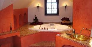 Plan de salle de bain psdb. Ambiance Tadelakt Dans La Salle De Bains Comme Au Maroc Inspirez Vous M6 Deco Fr