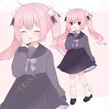 ピンク髪ツインテール【表情差分５種類】 | スキマ - イラスト依頼・キャラ販売ならSKIMA