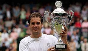 In doubles, the grand slam was first achieved by australians frank sedgman and ken mcgregor in 1951; Tennis