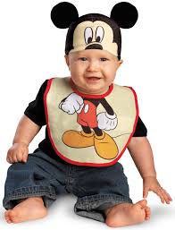 Disney Mickey Mouse Bib And Hat Baby Costume Mr Costumes