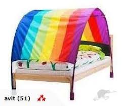 Ikea Rainbow Bed Canopy Childrens Bed Canopy Bed Tent Rainbow Bedding
