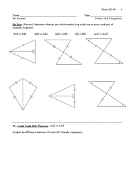 Sss Sas Asa And Aas Congruence Fill Online Printable Fillable Blank Pdffiller
