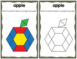 You may print as many copies as you 'd like to use in your. Pattern Block Puzzles For Fall By Time 4 Kindergarten Tpt
