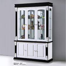 2 cabinets with adjustable shelves. China Modern White Black Wood Glass Wine Storage Display Cabinet China Wine Rack Wine Cabinet