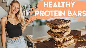 Mix protein powder and chocolate into the resulting mixture; Homemade Protein Bars Recipe Easy Healthy Youtube