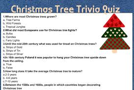 Trivia can be a fun, educational way to pass the time. Free Printable Christmas Tree Trivia Quiz
