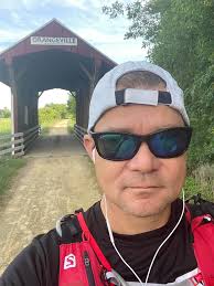 And Adam is off! He's running the Badger 100 today. Someone save him.