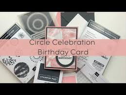 You can find all kind of diy and tutorials step by step of your hobby. Circle Celebration Birthday Card Card Making Tutorial Stampin Up Youtube In 2021 Card Making Tutorials Birthday Cards Birthday Cards Diy