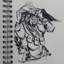 Had a lot of fun drawing this one : A Cool Fanart Of Bloodhound From Apex Legends Gaming
