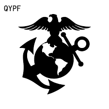 1000 eagle globe and anchor free vectors on ai, svg, eps or cdr. Qypf 13 5cm 15cm Interesting Marine Corps Eagle Globe Anchor Military Vinyl Windshield Decal Car Sticker C15 0857 Car Stickers Aliexpress