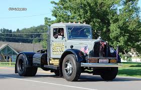 Image result for Brockway Light Blue 1946 Truck