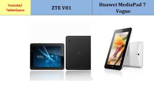 ZTE V81 VS Huawei MediaPad 7 Vogue, all ...