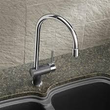 Kitchen sink backsplash can be installed close behind. Blanco Rita Chrome Anthracite Kitchen Faucet Lowe S Canada