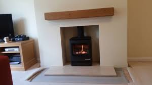 Limestone hearth (slate oil applied). Gas Stoves High Wycombe Princes Risborough Beaconsfield