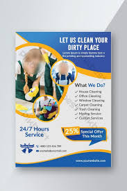 Is it ok to print house cleaning flyers on white paper? Cleaning Service Flyer Template Psd Free Download Pikbest