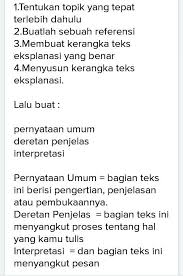 Oleh dosen pendidikan 3 diposting pada 31/05/2021. Jelaskan Langkah Langkah Menulis Teks Eksplanasi Terkait Teks
