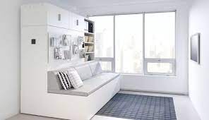 Just pull open the sofa bed and your guest is taken care of. Ikea Launches Robot Cupboard That Slides Around Your Room And Doubles As A Bed Desk Sofa And Wall
