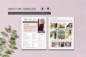 You are allowed to change it up, but. About Me Page Template On Behance