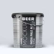 Free Buger Paint Bucket Mockup Paint Buckets Mockup Mockup Free Psd