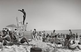 Beach sitting chair boardwalk woman, beach. Three Decades Of Lifeguards At New York S Jones Beach The New Yorker