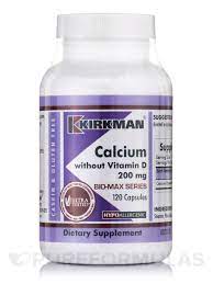 It's also formulated with several other micronutrients to support bone. Calcium 200 Mg W O Vitamin D Hypoallergenic 120 Capsules Pureformulas