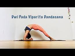 Dwi Pada Viparita Dandasana Two Legged Inverted Staff Pose With Shana Yoga Asanas Dwi Yoga