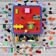 Lego Organizer Case With Built In Base Plate In 2020 Toy Storage Organization Lego Storage Organization Toy Storage