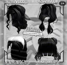 You can choose any of the code, just copy the code written against its name and paste it inside the roblox. Not Mine Black Hair Roblox Roblox Black Hair