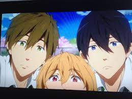 Whoa Are They Looking At Me This Could Almost Be A Locked Screen Idea Too Bad It S Horizontal Swimming Anime Iwatobi Swim Club Free Iwatobi Swim Club
