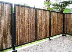 Agar pagar bambu tetap awet gunakan pernis. 36 Model Desain Pagar Kayu Minimalis Modern Ideas Fence Design Gate Design Wood Fence Design