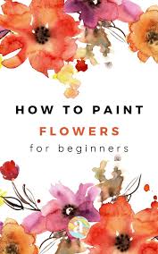 This is one of those projects that looks so hard but is really easy! How To Draw Flowers With Watercolors The Ultimate Guide Watercolor Art Lessons Watercolor Flowers Paintings Diy Watercolor Painting