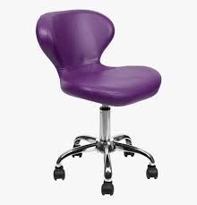 Vous apprécierez la conception ergonomique de nos chaises pivotantes: Pedi Stool Royal Purple Staff Chair Chaise De Bureau Ikea Rose Hd Png Download Kindpng
