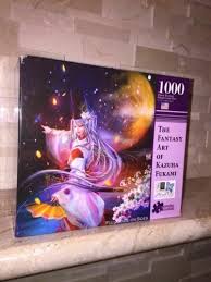Haunting work by japanese fantasy artist fukami. Jigsaw Puzzle 1000 Pieces Wandering Fencer Fantasy Kazuha Fukami Toys Hobbies Contemporary Puzzles