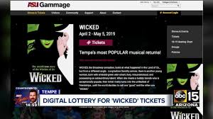 how to enter digital lottery for 25 tickets to see wicked