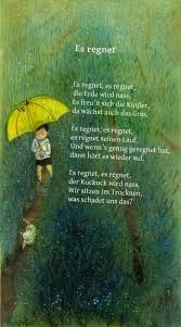 Die Erde Es Nass Regnet Wird Es Regnet Es Es Regnet Es Regnet Die Erde Wird Nass Kinder Gedichte Kinder Reime Kindergedichte