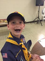 Baron Daemon as Cub Scout banquet MC