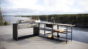 modular modern outdoor kitchen