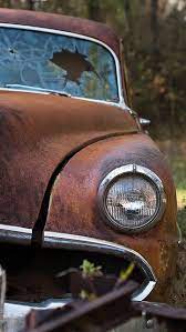 The Intact Headlight Abandoned Cars Rusty Cars Old Trucks