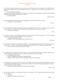 Qual è l'andamento della gara? Http Www Valeriavecchi It Wp Content Uploads 2014 04 Esercizi Riepilogo Fisica Forze Potenza Moto Leve E Archimede Pdf