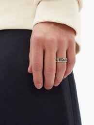 Bague En Argent Gg Marmont Gucci Matchesfashion Fr