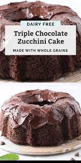 Triple Chocolate Zucchini Cake So Chocolatey And No One Will Have A Clue This Cake Recipe Chocolate Zucchini Cake Chocolate Zucchini Cake Recipe Zucchini Cake