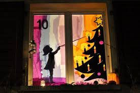 Vorlage Foto Adventsfenster Adventfenster Weihnacht Fenster