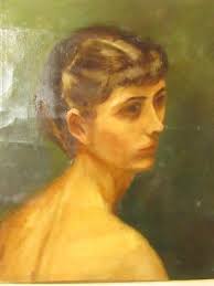 Sold at Auction: Manuel Mesa, Manuel Mesa (Cuban, 1895–1971)- "Dona Maria  Lopez" 1945