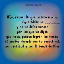 Decalogo a mi hijo (feliz dia del padre). Bonitas Palabras De Amor Para Mi Querido Hijo