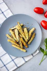 Fun, fast and easy to make yet delicious and crispy to eat!! Oven Baked Zucchini Fries I Heart Vegetables