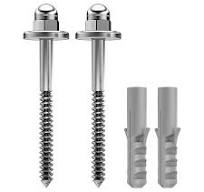 Produtos - Conjunto Parafuso em Aço Inoxidável 304 -10 mm x ...